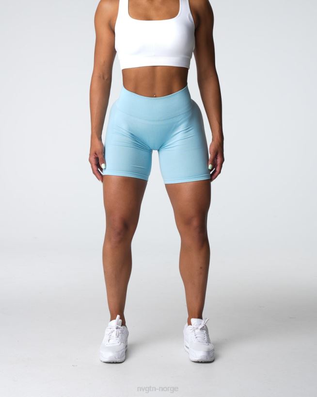 kontur sømløse shorts 22RN2T323 pastell blå Fitness NVGTN kvinner