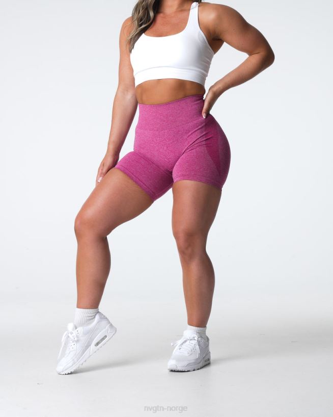 kontur sømløse shorts 22RN2T331 Høyrød Fitness NVGTN kvinner