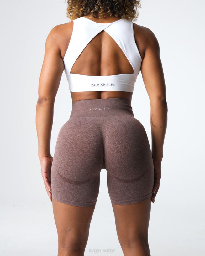 kontur sømløse shorts 22RN2T338 kakao Fitness NVGTN kvinner