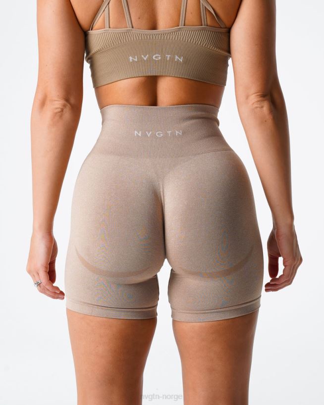 kontur sømløse shorts 22RN2T342 beige Fitness NVGTN kvinner