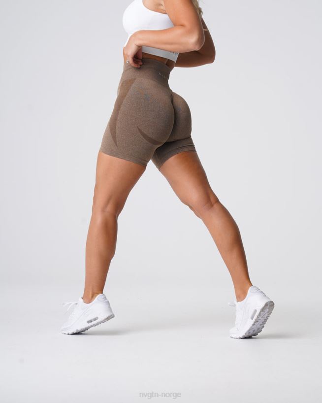 kontur sømløse shorts 22RN2T346 mokka Fitness NVGTN kvinner