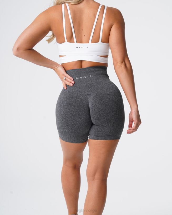 pro sømløse shorts 22RN2T357 svartflekkete Fitness NVGTN kvinner