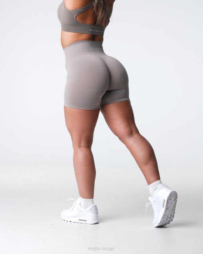 pro sømløse shorts 22RN2T359 taupe Fitness NVGTN kvinner