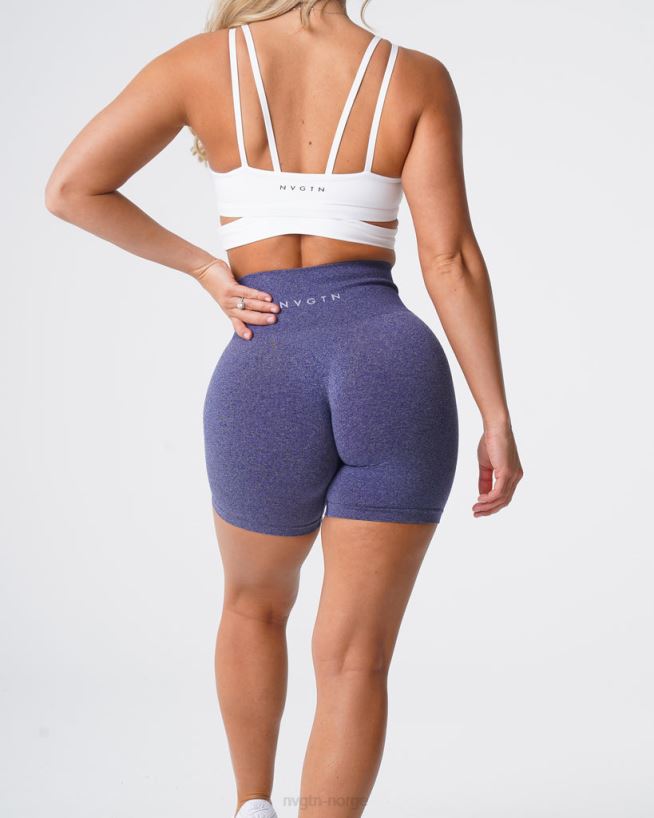 pro sømløse shorts 22RN2T362 indigo Fitness NVGTN kvinner
