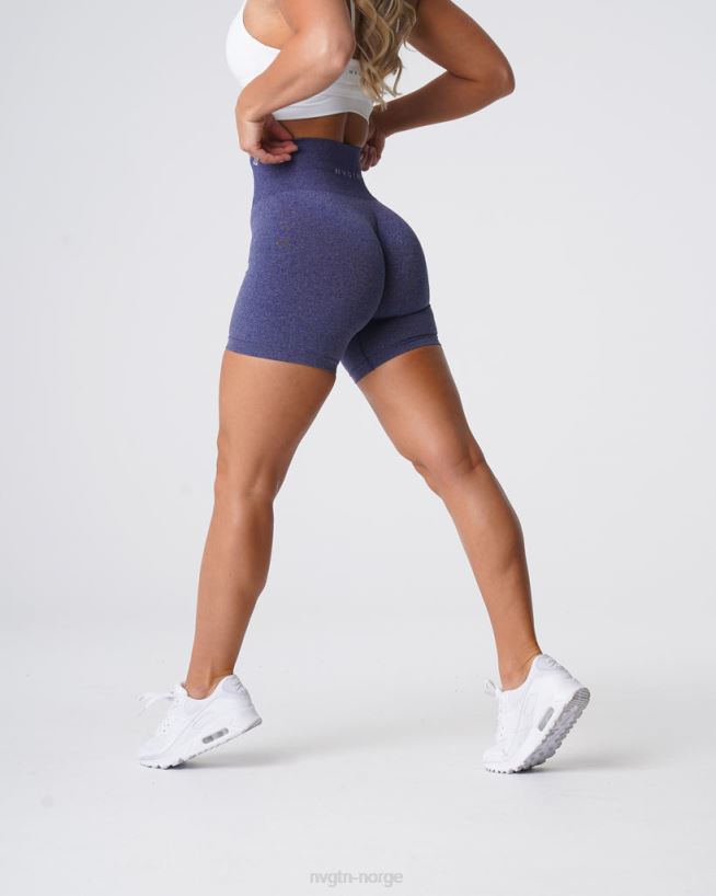 pro sømløse shorts 22RN2T362 indigo Fitness NVGTN kvinner