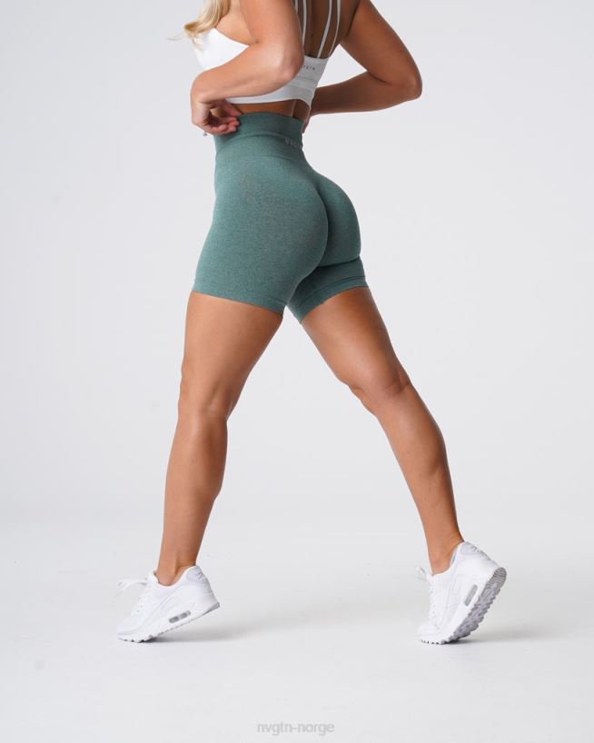 pro sømløse shorts 22RN2T370 Skoggrønn Fitness NVGTN kvinner