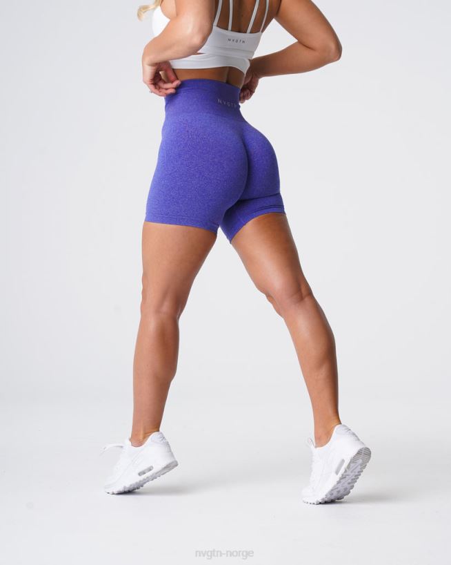 pro sømløse shorts 22RN2T374 elektrisk blå Fitness NVGTN kvinner