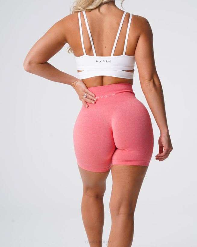 pro sømløse shorts 22RN2T381 korall Fitness NVGTN kvinner