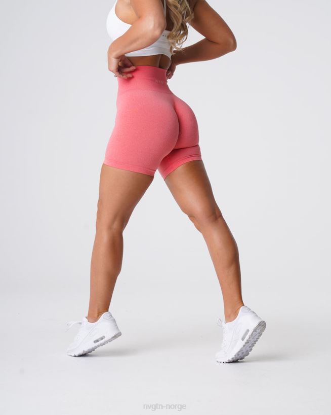pro sømløse shorts 22RN2T381 korall Fitness NVGTN kvinner