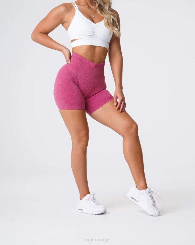 pro sømløse shorts 22RN2T383 Høyrød Fitness NVGTN kvinner
