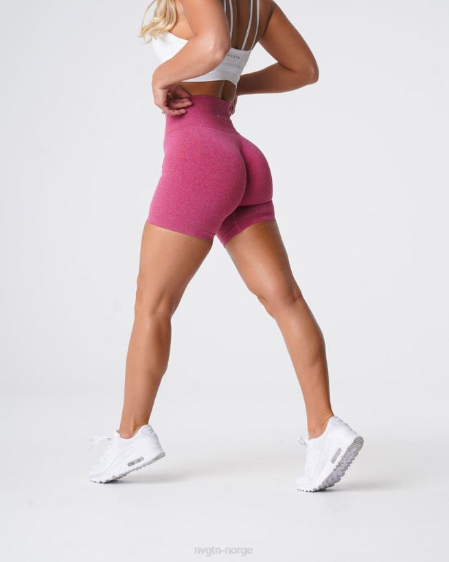 pro sømløse shorts 22RN2T383 Høyrød Fitness NVGTN kvinner
