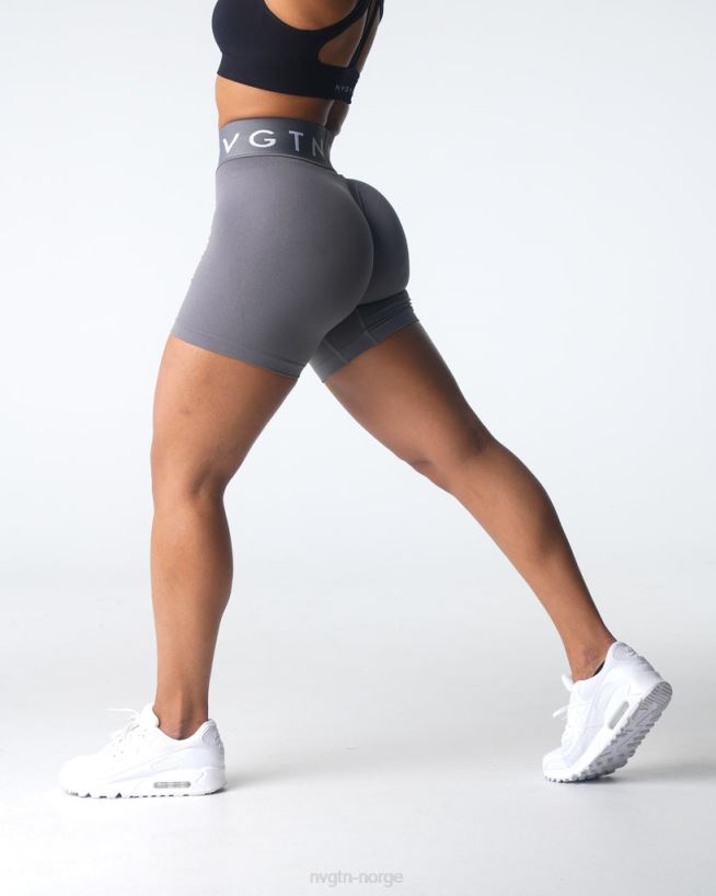 sømløse sportsshorts 22RN2T431 kull Fitness NVGTN kvinner