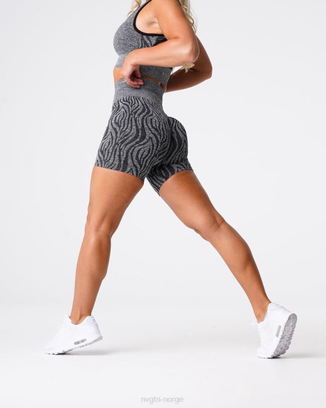 sebra sømløse shorts 22RN2T470 svartflekkete Fitness NVGTN kvinner