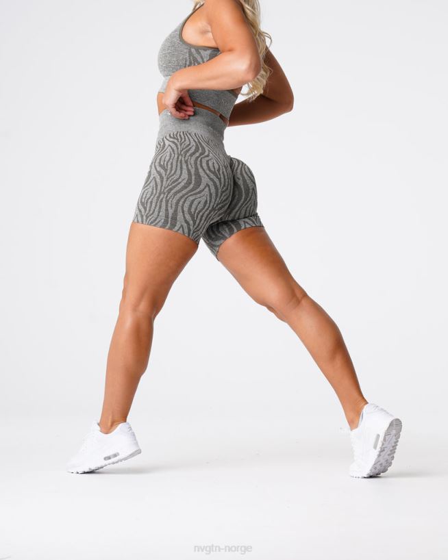 sebra sømløse shorts 22RN2T471 kakigrønn Fitness NVGTN kvinner