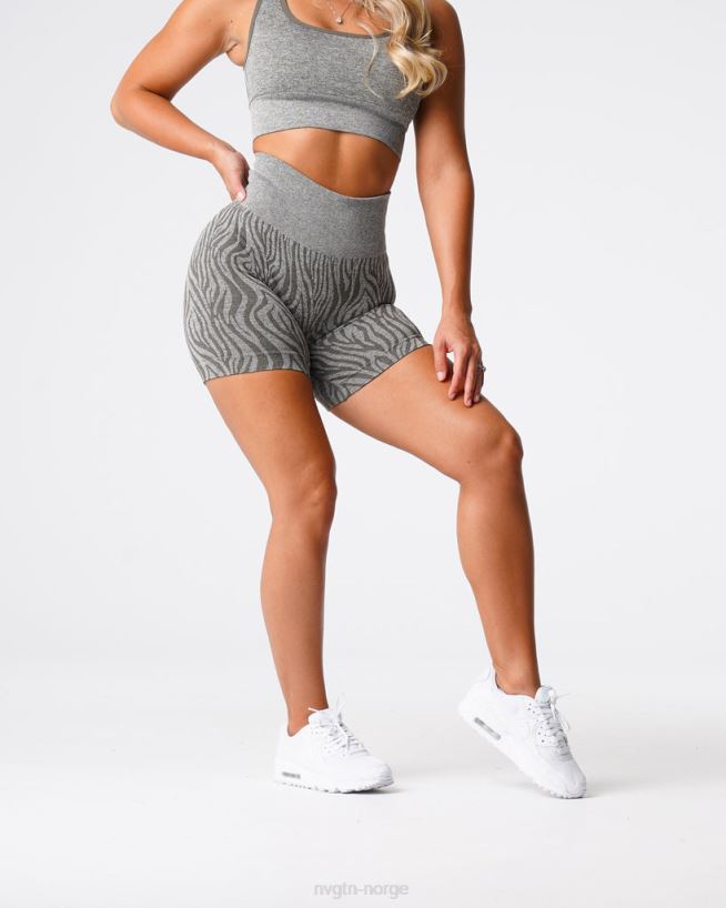 sebra sømløse shorts 22RN2T471 kakigrønn Fitness NVGTN kvinner
