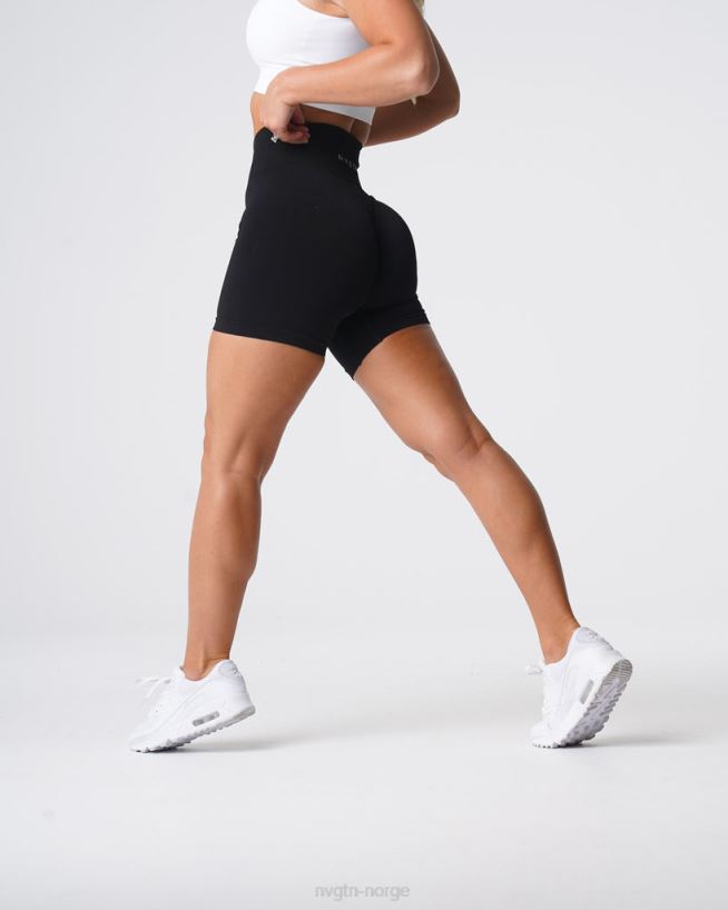solid sømløs shorts 22RN2T429 svart Fitness NVGTN kvinner