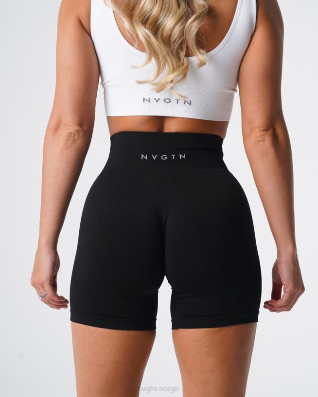 solid sømløs shorts 22RN2T429 svart Fitness NVGTN kvinner
