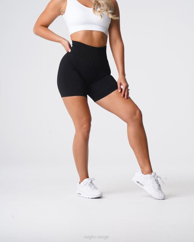 solid sømløs shorts 22RN2T429 svart Fitness NVGTN kvinner