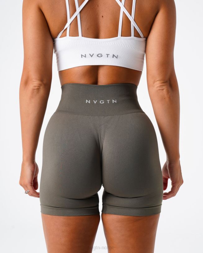 solid sømløs shorts 22RN2T451 oliven Fitness NVGTN kvinner