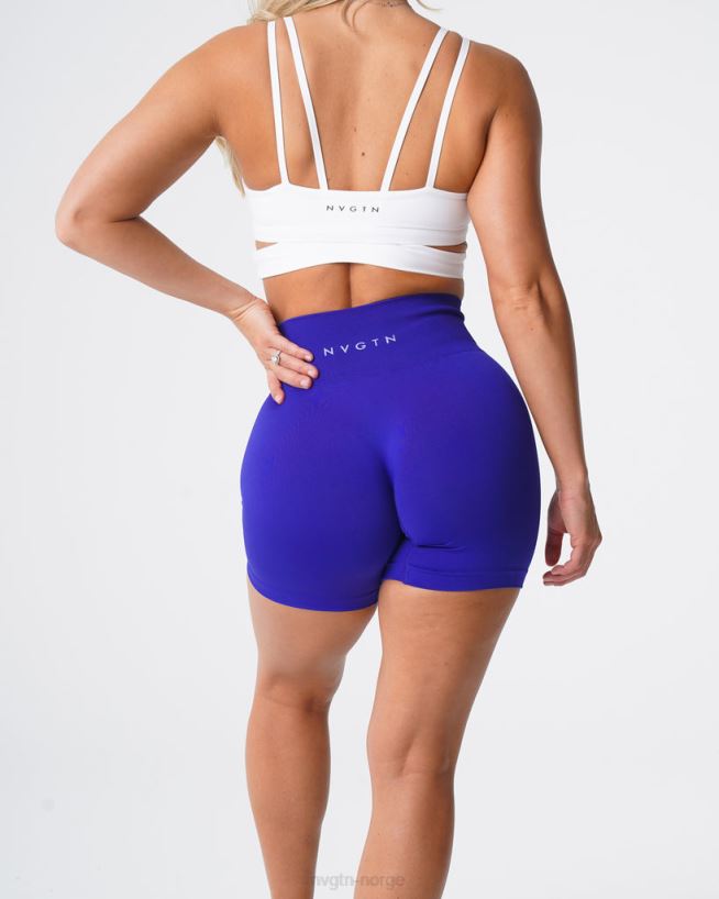 solid sømløs shorts 22RN2T459 kobolt Fitness NVGTN kvinner