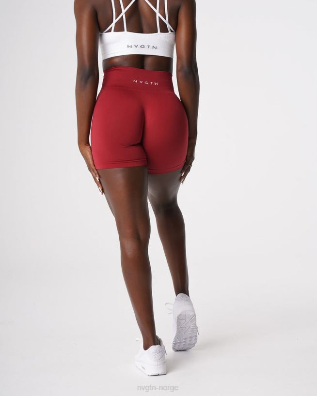 solid sømløs shorts 22RN2T460 karmin Fitness NVGTN kvinner