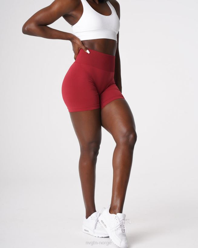solid sømløs shorts 22RN2T460 karmin Fitness NVGTN kvinner
