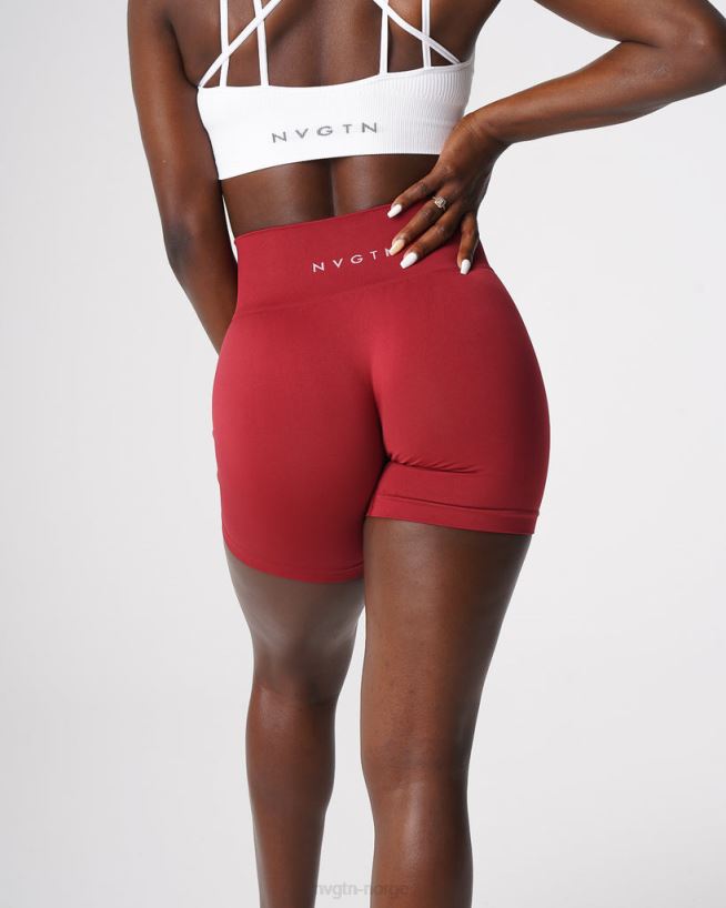 solid sømløs shorts 22RN2T460 karmin Fitness NVGTN kvinner
