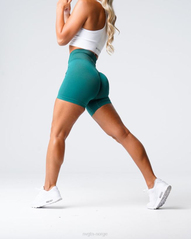 solid sømløs shorts 22RN2T461 smaragd Fitness NVGTN kvinner
