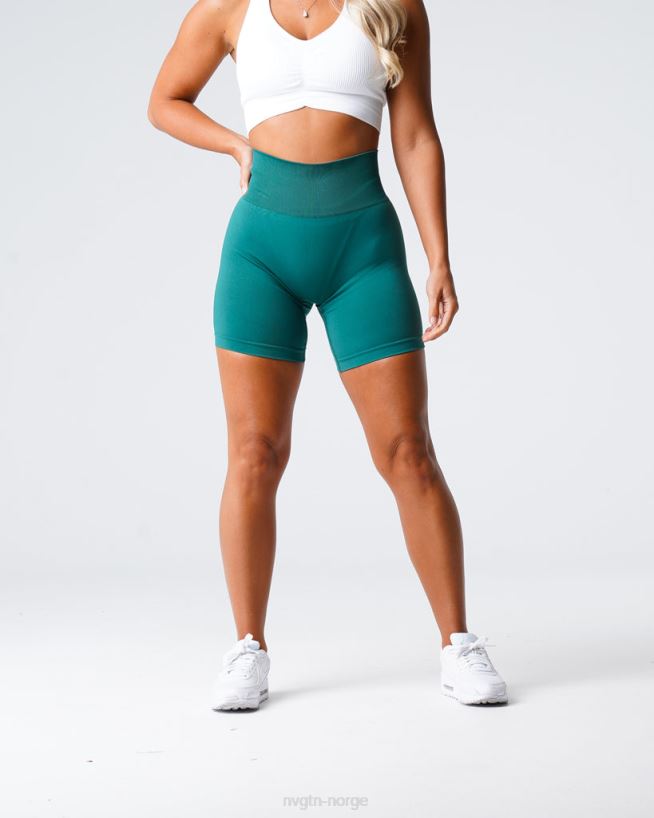 solid sømløs shorts 22RN2T461 smaragd Fitness NVGTN kvinner