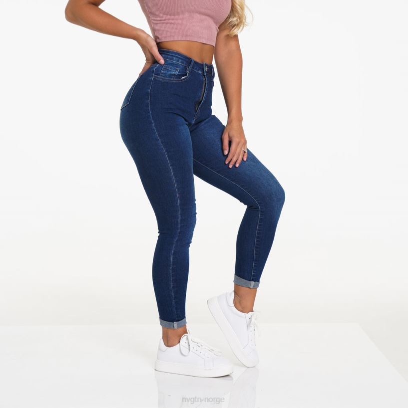 navishape jeans 22RN2T743 mørk vask livsstil NVGTN kvinner