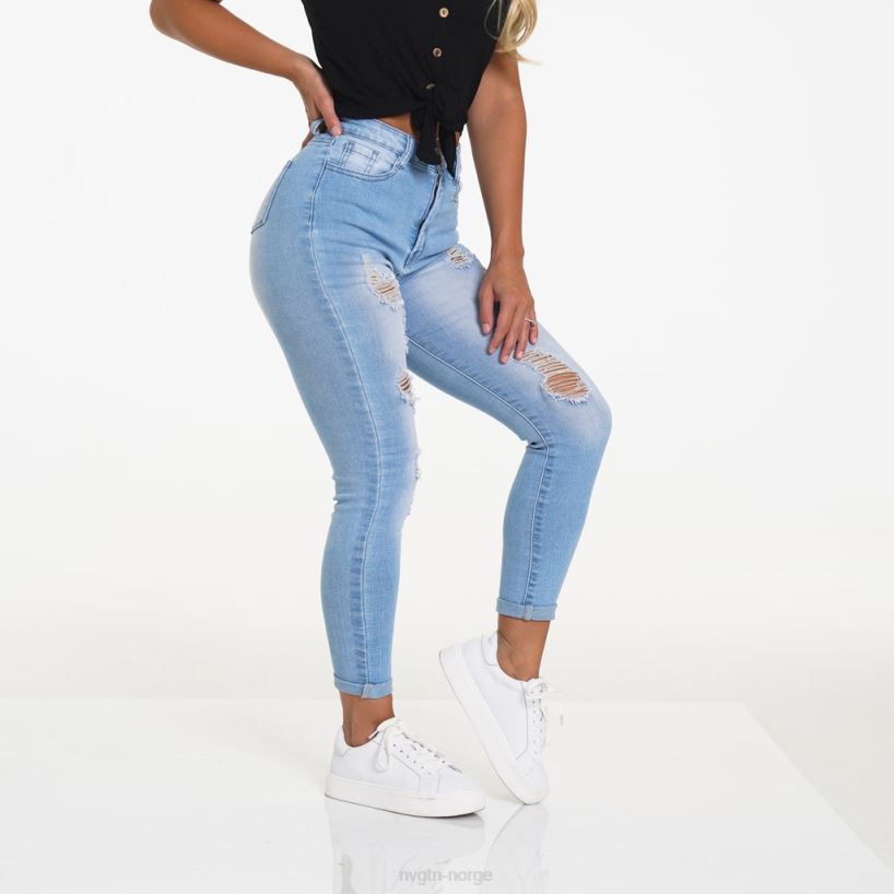navishape ripped jeans 22RN2T744 lett vask livsstil NVGTN kvinner