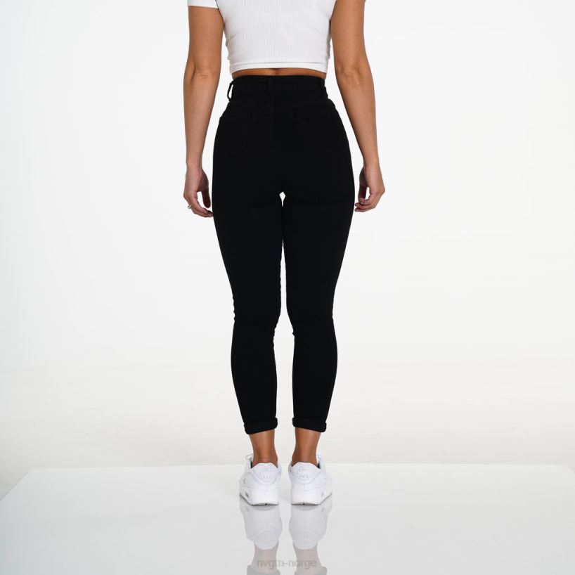 navishape ripped jeans 22RN2T745 svart livsstil NVGTN kvinner
