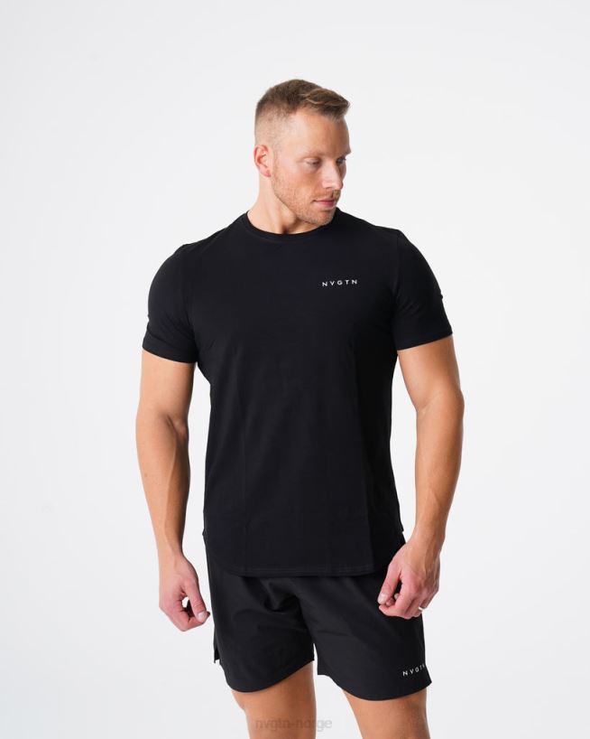 pulsmontert t-skjorte 22RN2T767 svart topper NVGTN menn