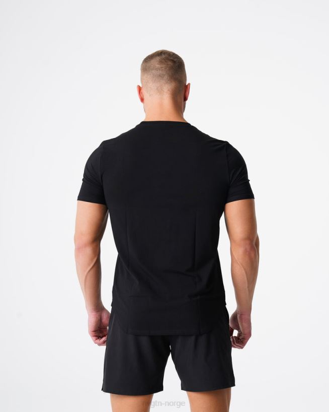 pulsmontert t-skjorte 22RN2T767 svart topper NVGTN menn