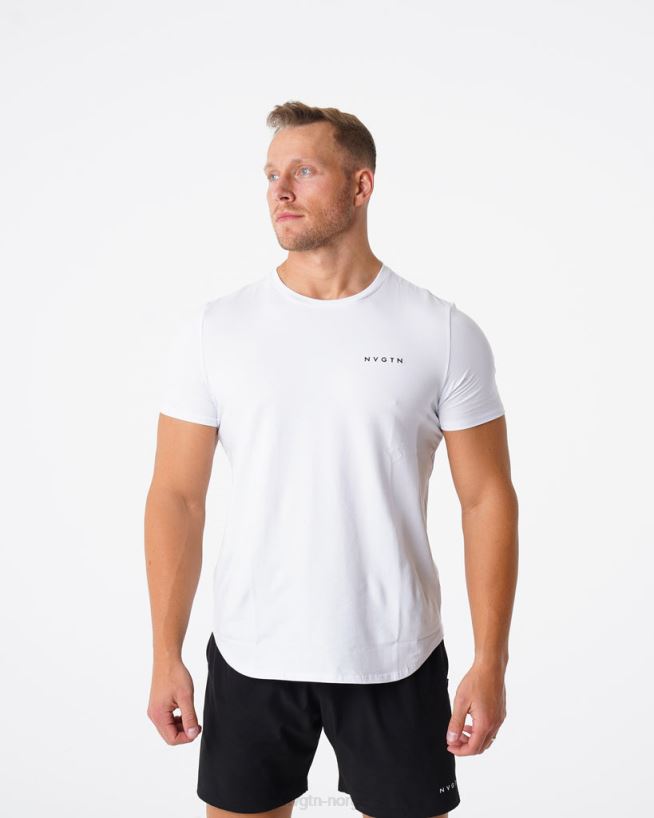 pulsmontert t-skjorte 22RN2T768 hvit topper NVGTN menn