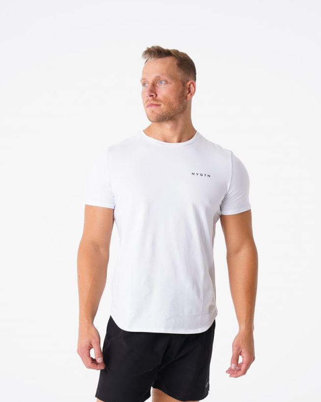 pulsmontert t-skjorte 22RN2T768 hvit topper NVGTN menn