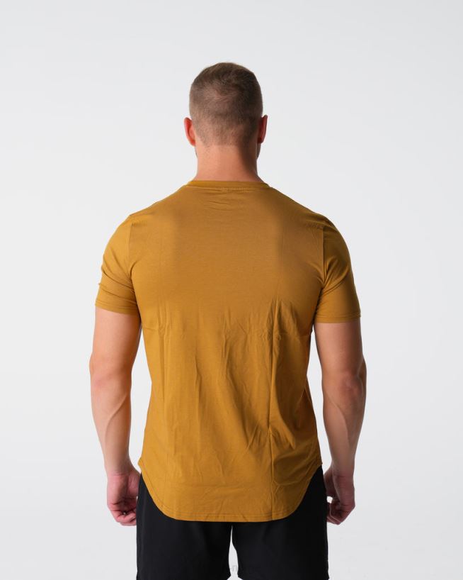 pulsmontert t-skjorte 22RN2T771 bronse topper NVGTN menn