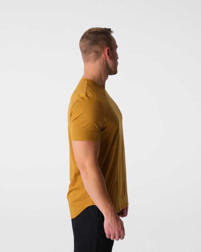 pulsmontert t-skjorte 22RN2T771 bronse topper NVGTN menn