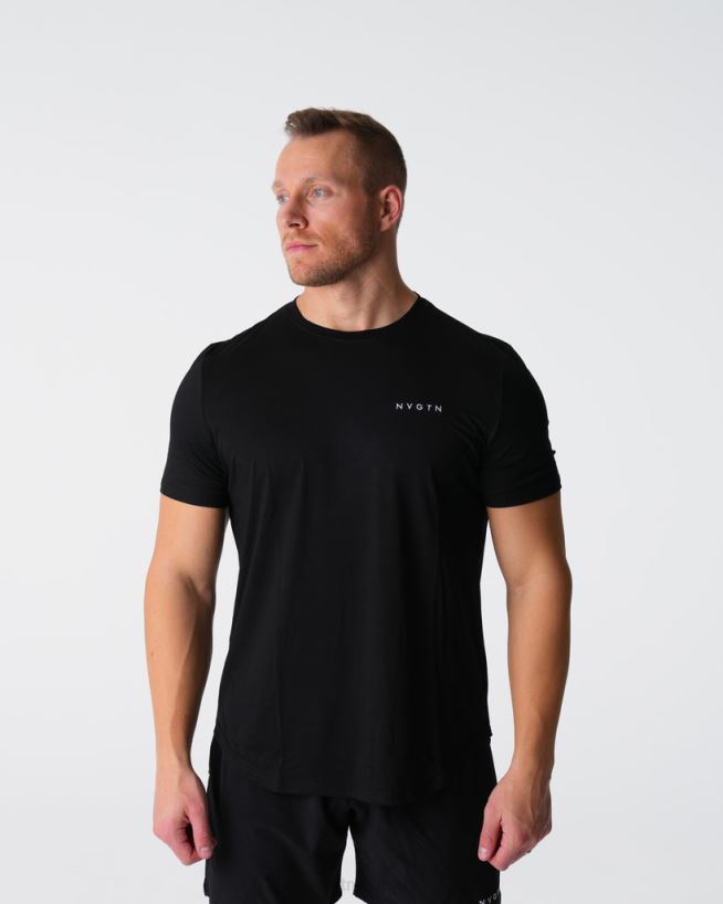 teknisk tilpasset t-skjorte 22RN2T763 svart topper NVGTN menn