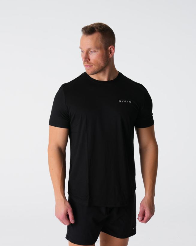 teknisk tilpasset t-skjorte 22RN2T763 svart topper NVGTN menn